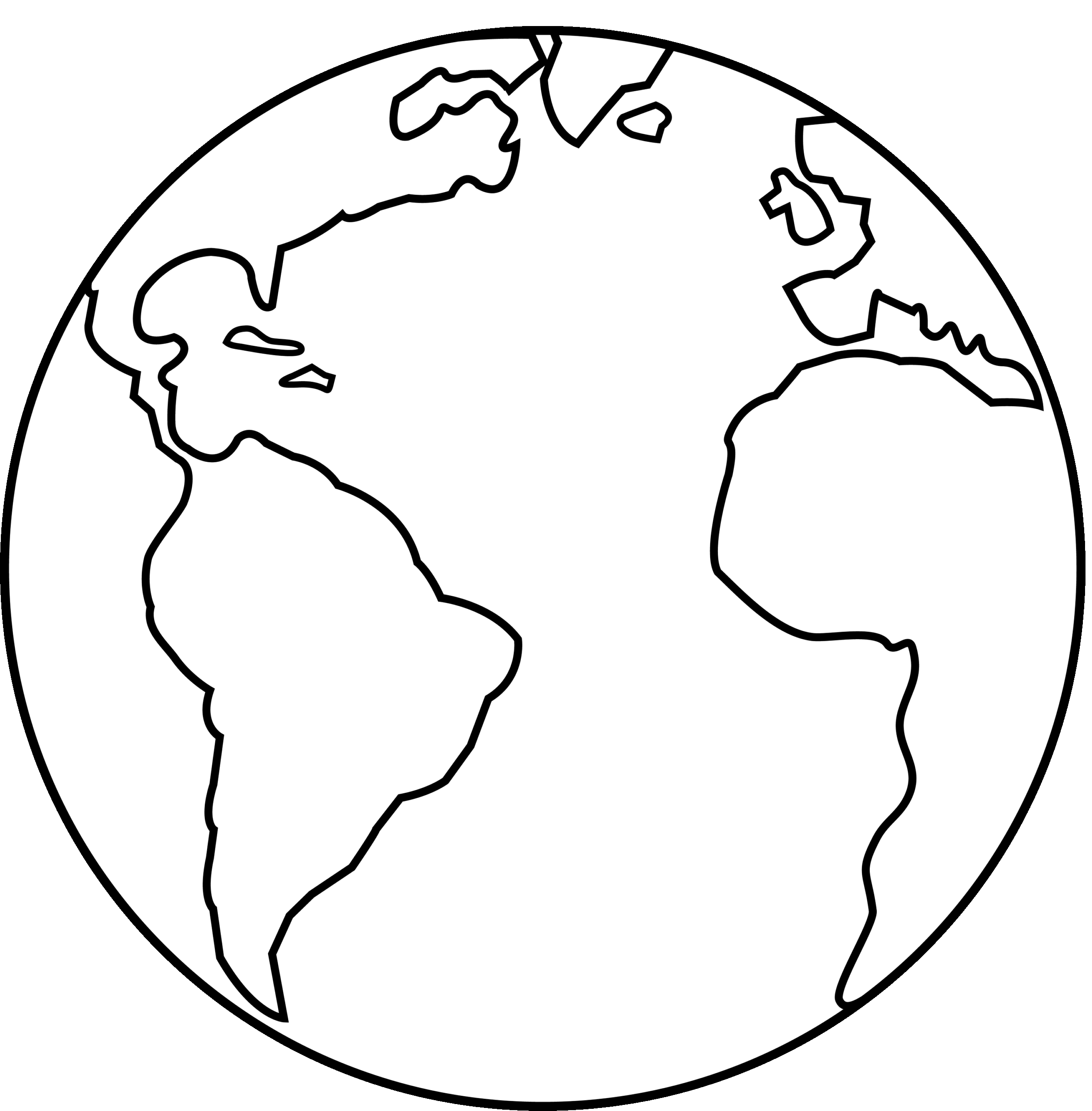 free printable earth painting template