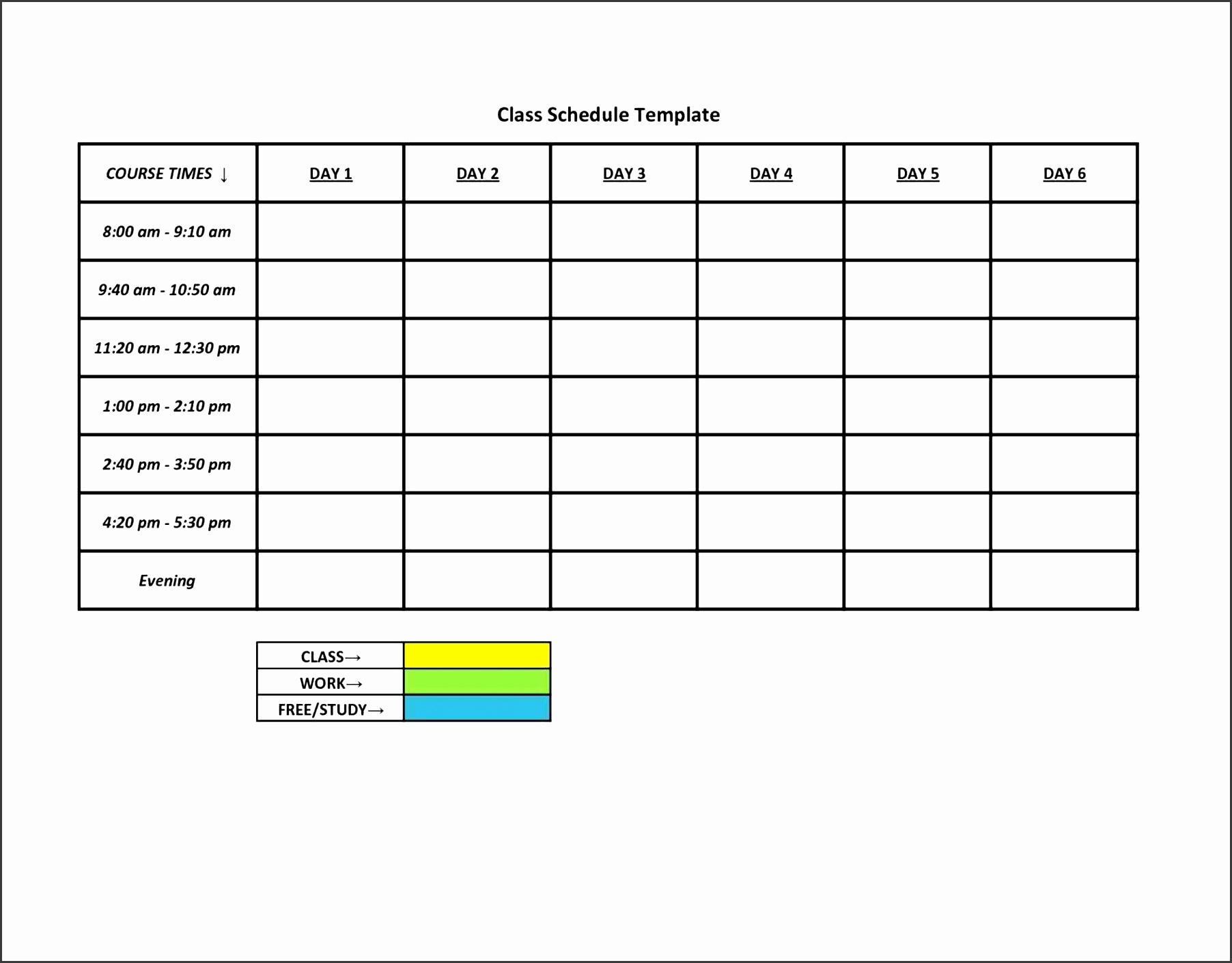 Printable Editable Daily Schedule Template Printable Templates