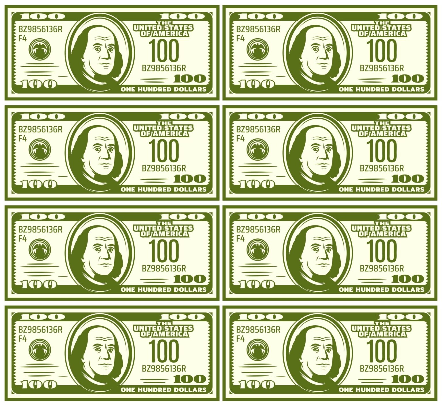 Printable Fake Money Sheets Printable JD