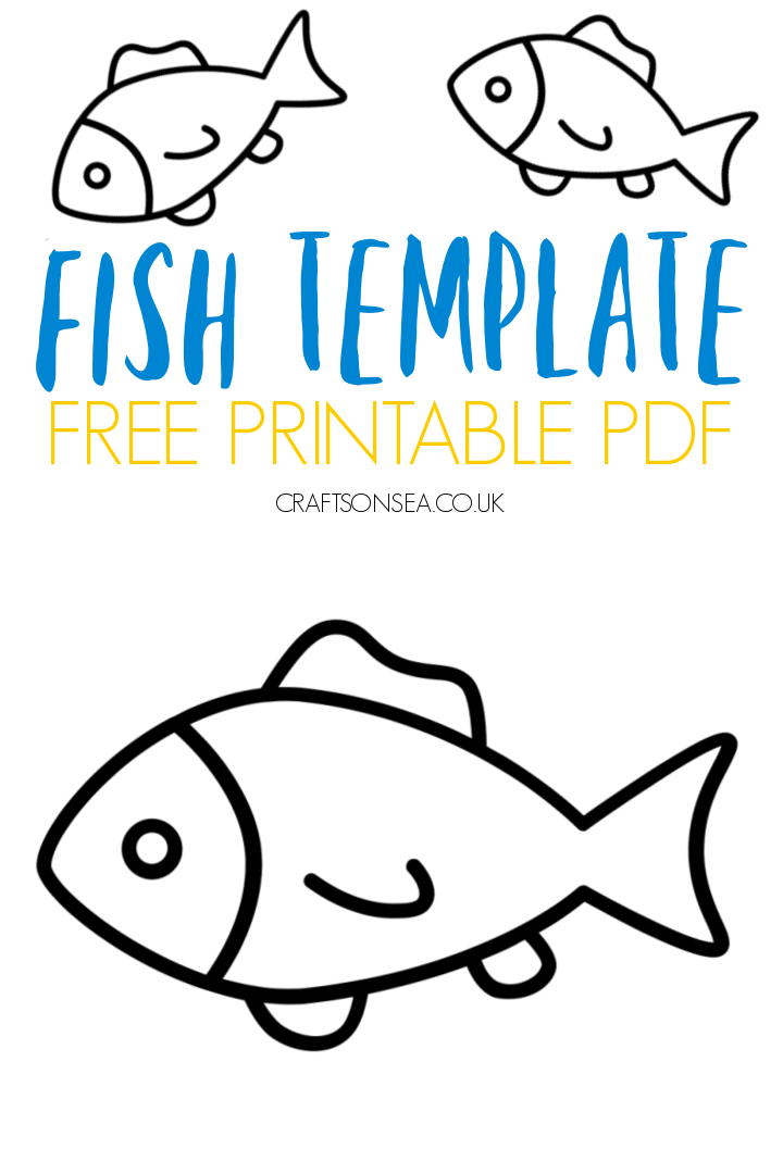 Printable Fish Pattern Template Daniel Albiston
