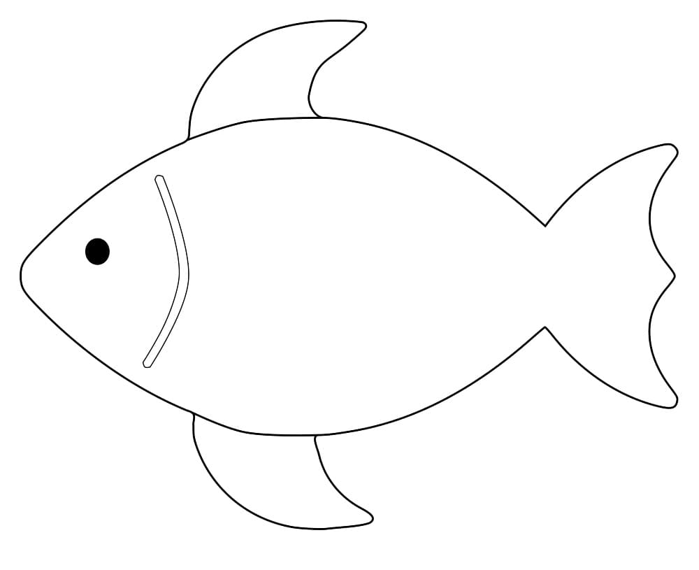 free printable fish stencil