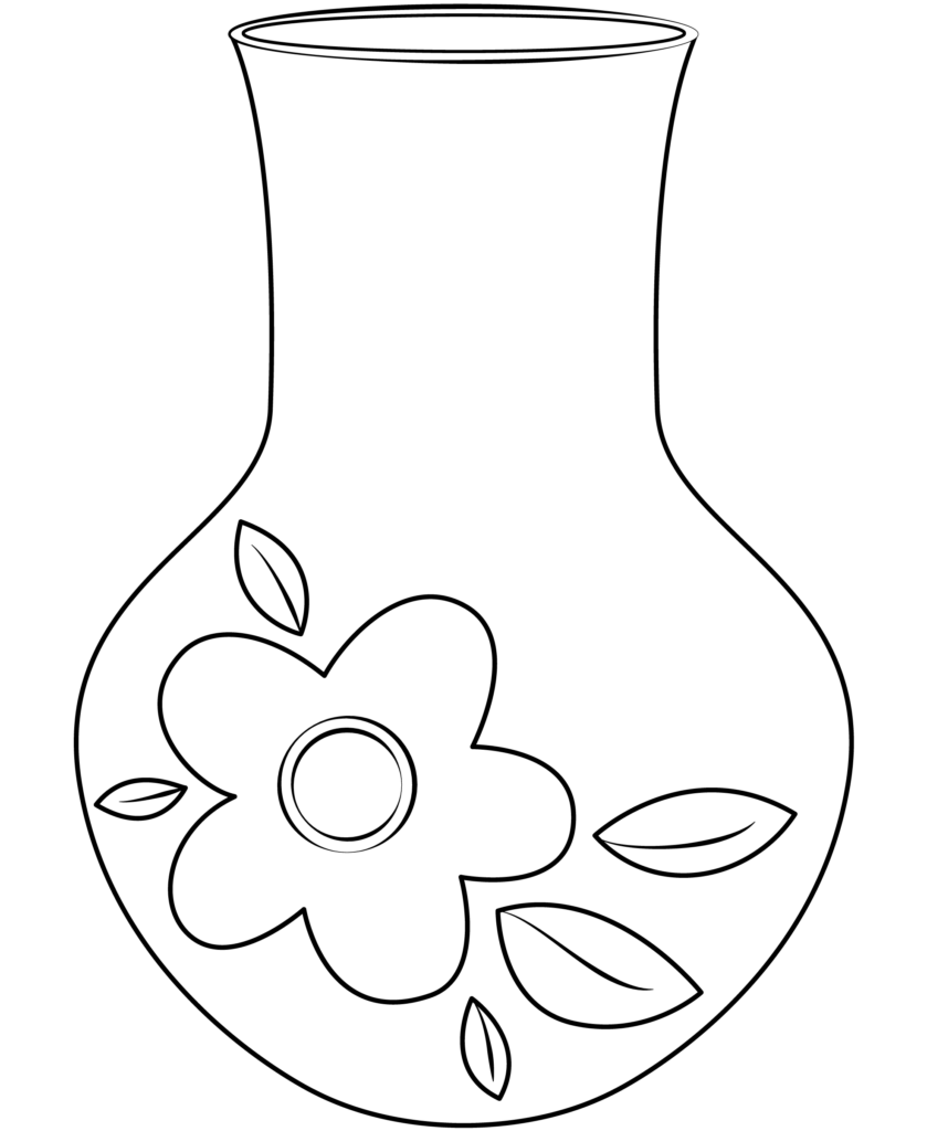 Printable Flower Vase Template Printable Templates Online By Paul