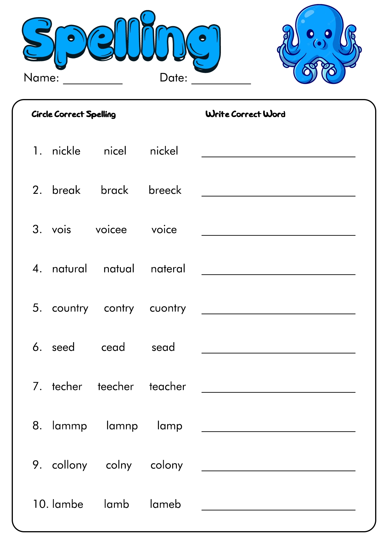 Printable Grade 2 English Worksheets Pdf Printable Worksheets NBKomputer