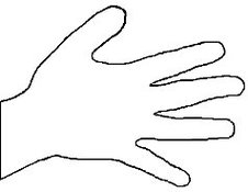 Printable Hand Template ClipArt Best