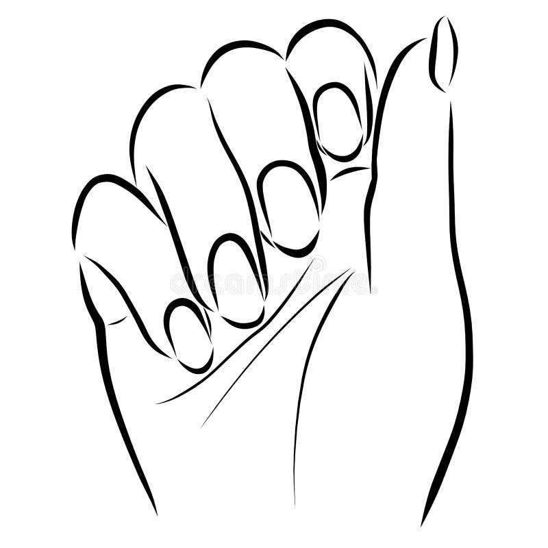 Printable Hand Template With Nails