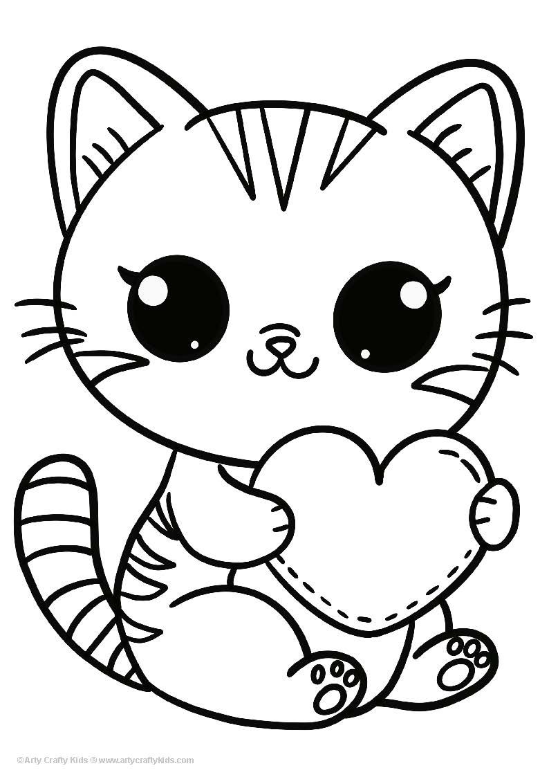 Printable Heart Coloring Pages For Kids Heart Coloring Pages