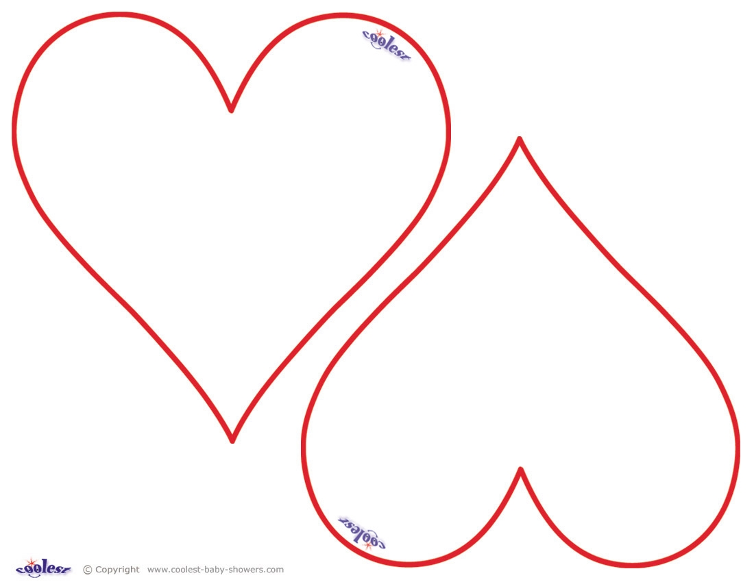 free printable heart shapes pdf