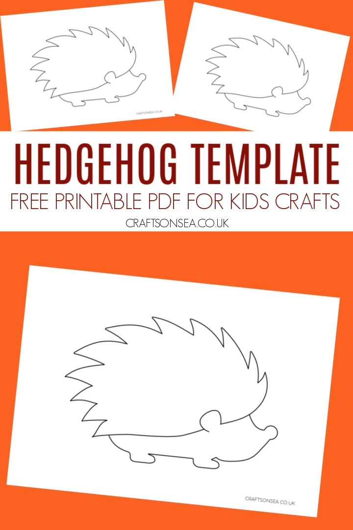 free printable hedgehog drawing