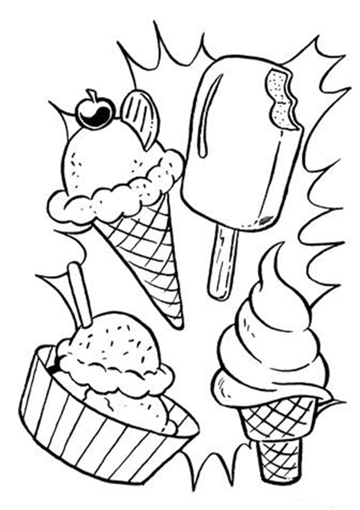 Printable Ice Cream Coloring Sheets Printable Calendars AT A GLANCE