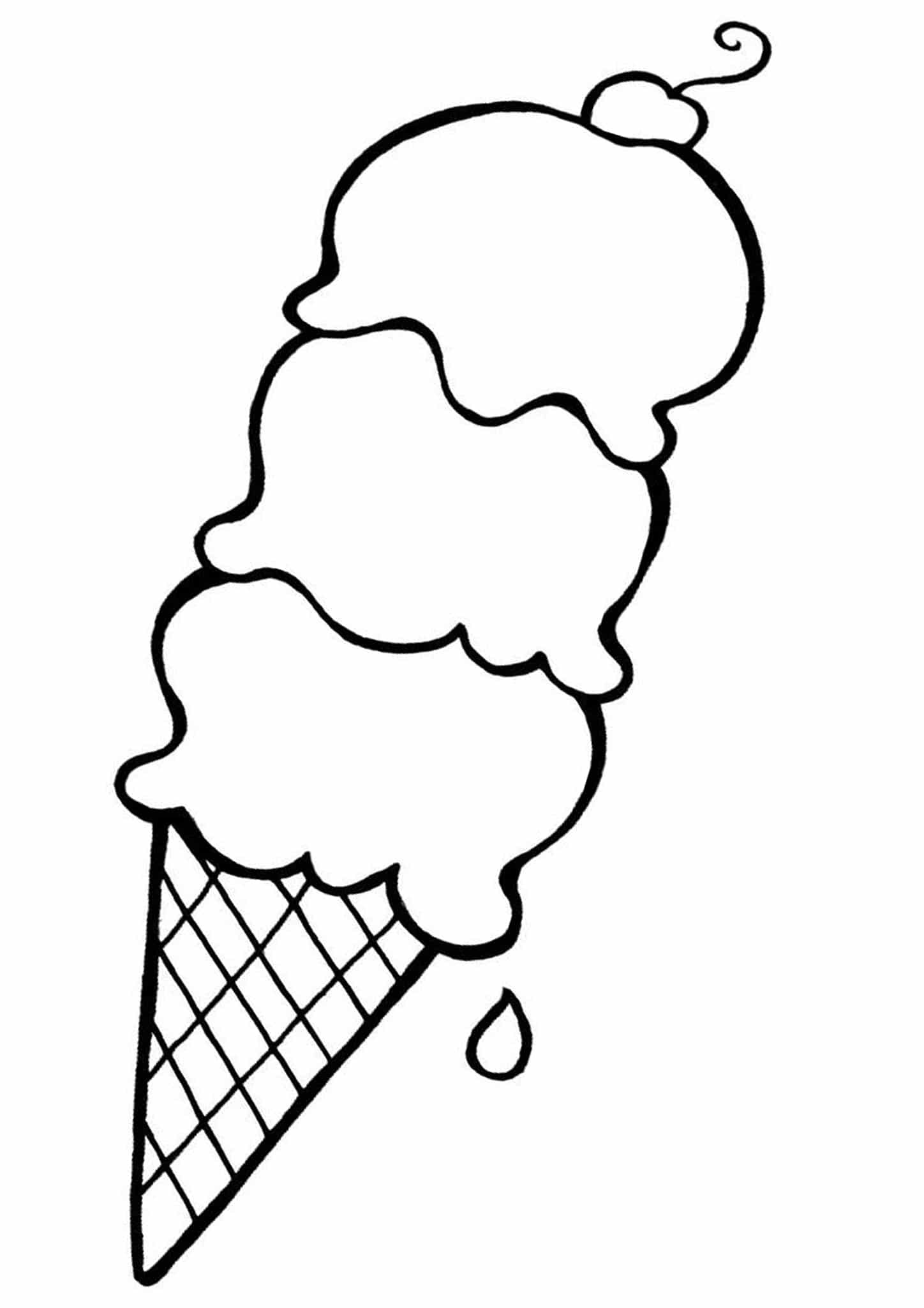 ice cream colouring sheets printable