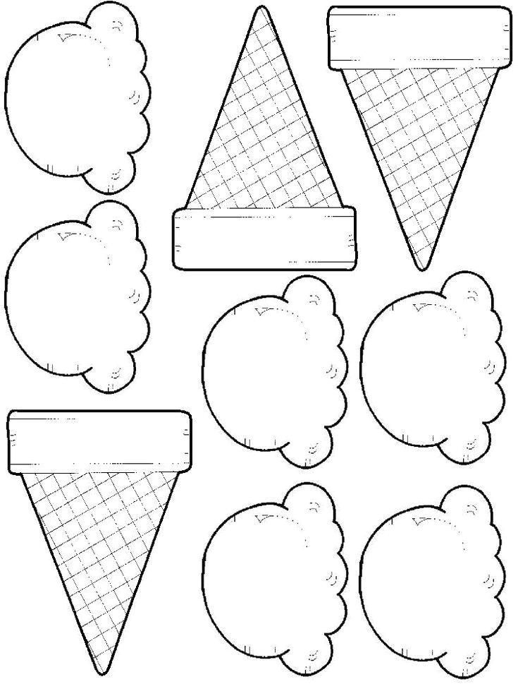 Printable Ice Cream Cone Template Build Your Own Ice Vrogue co