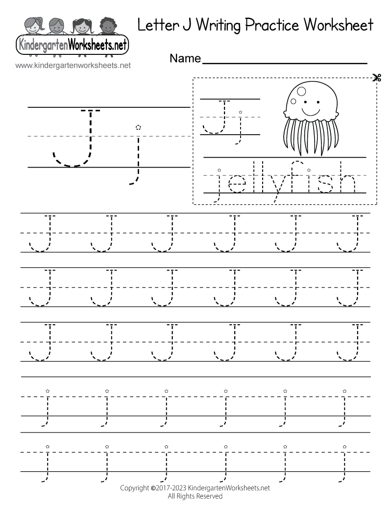 Printable J Worksheet Photos And Vectors