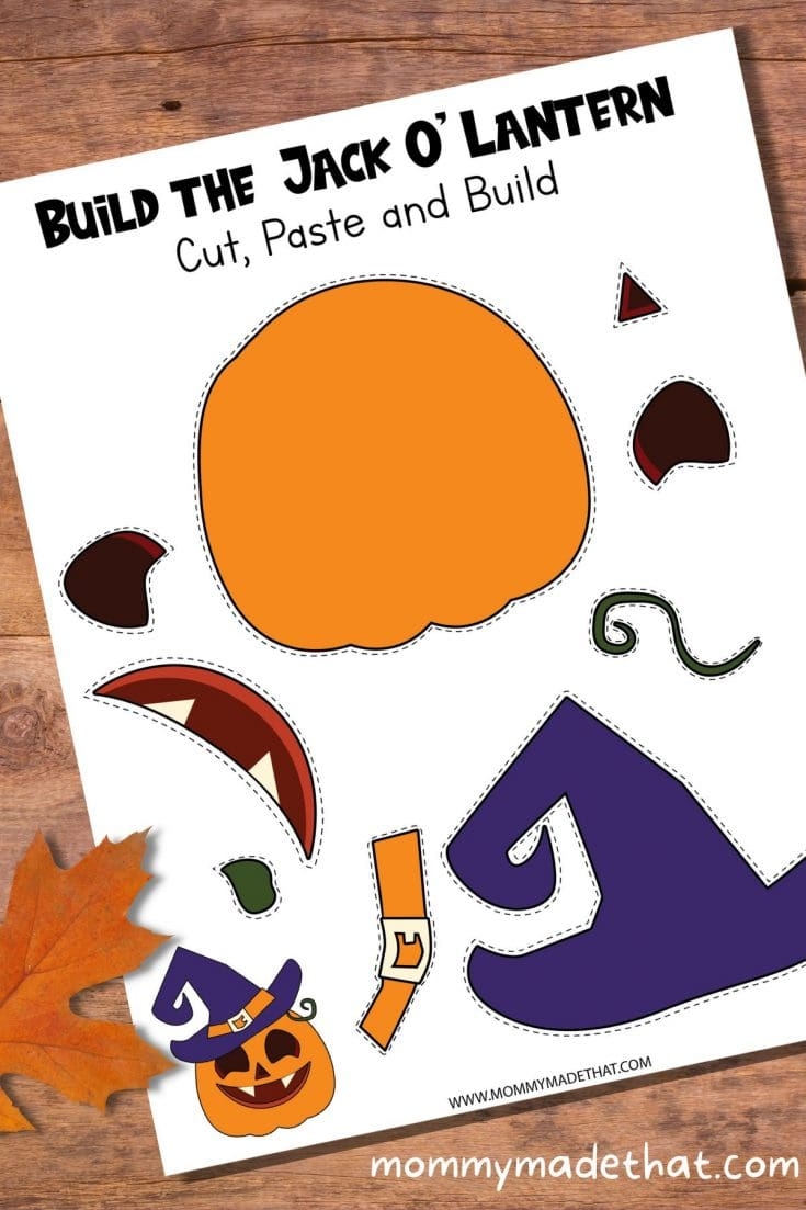 Printable Jack O Lantern Craft Grab For Free 