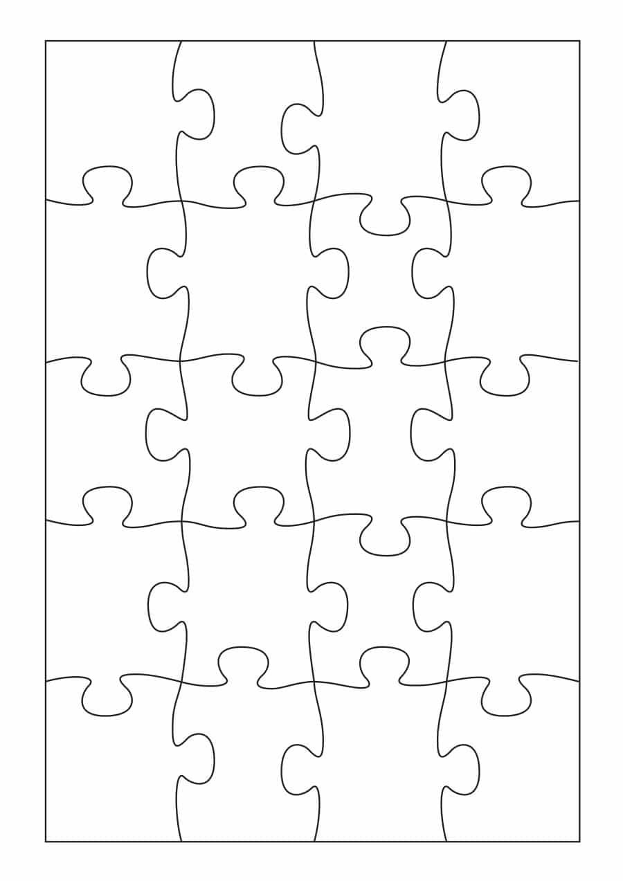 free printable jigsaw puzzle template