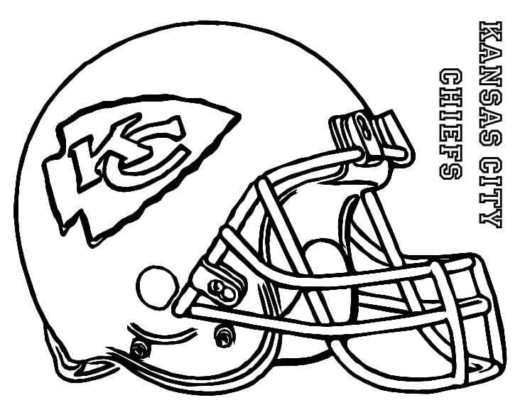 Printable Kansas City Chiefs Coloring Page Free Printable Coloring 