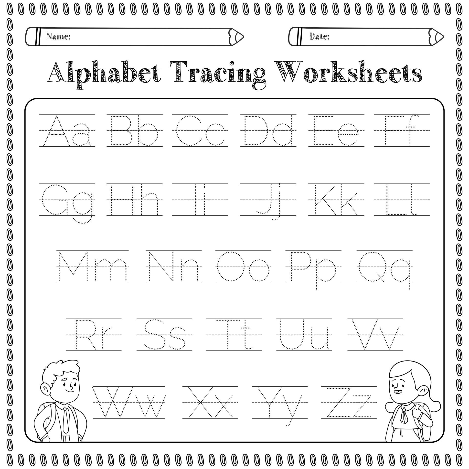 free printable letters for kindergarten