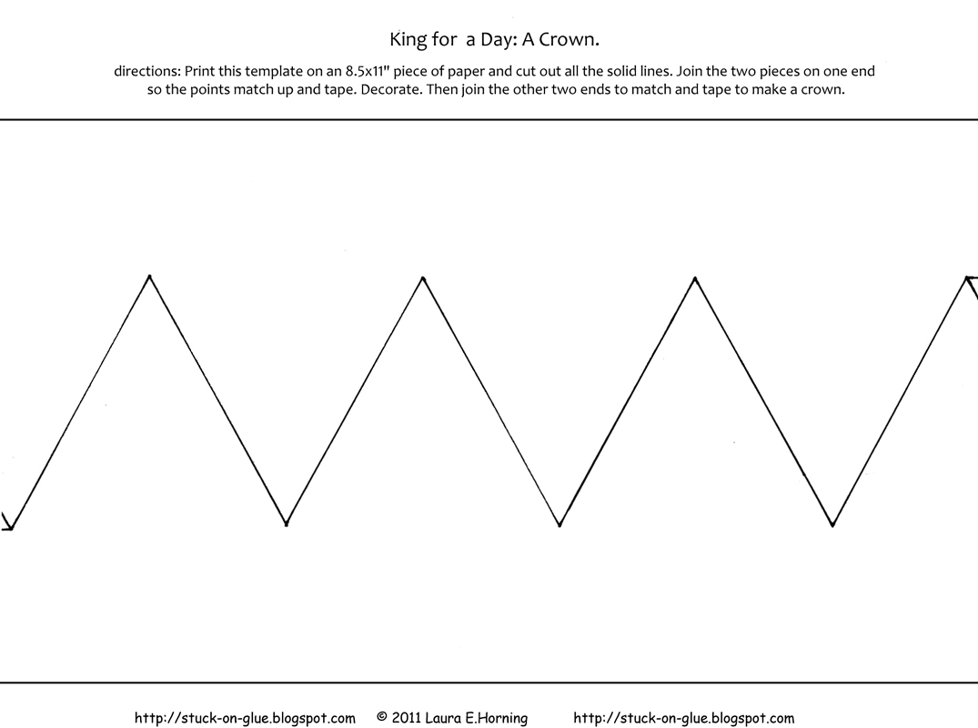 Printable King Crown Template