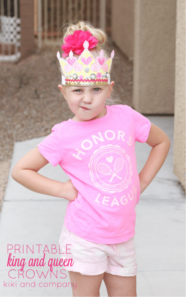 Printable Kings And Queens Crown Free Printable The Crafting Chicks