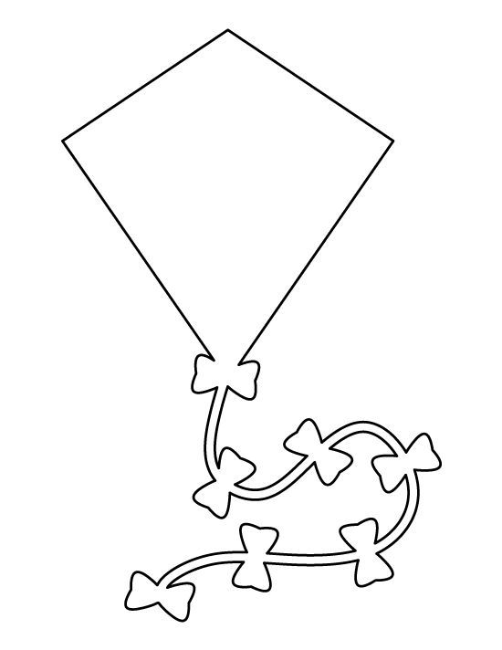 free printable kite shapes