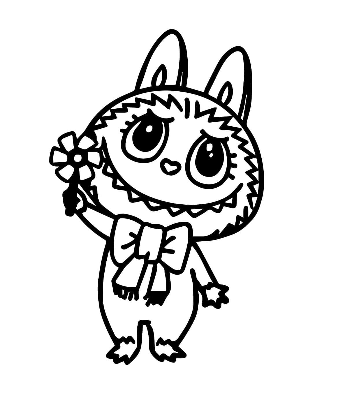 Printable Labubu Coloring Page Free Download And Print For You 