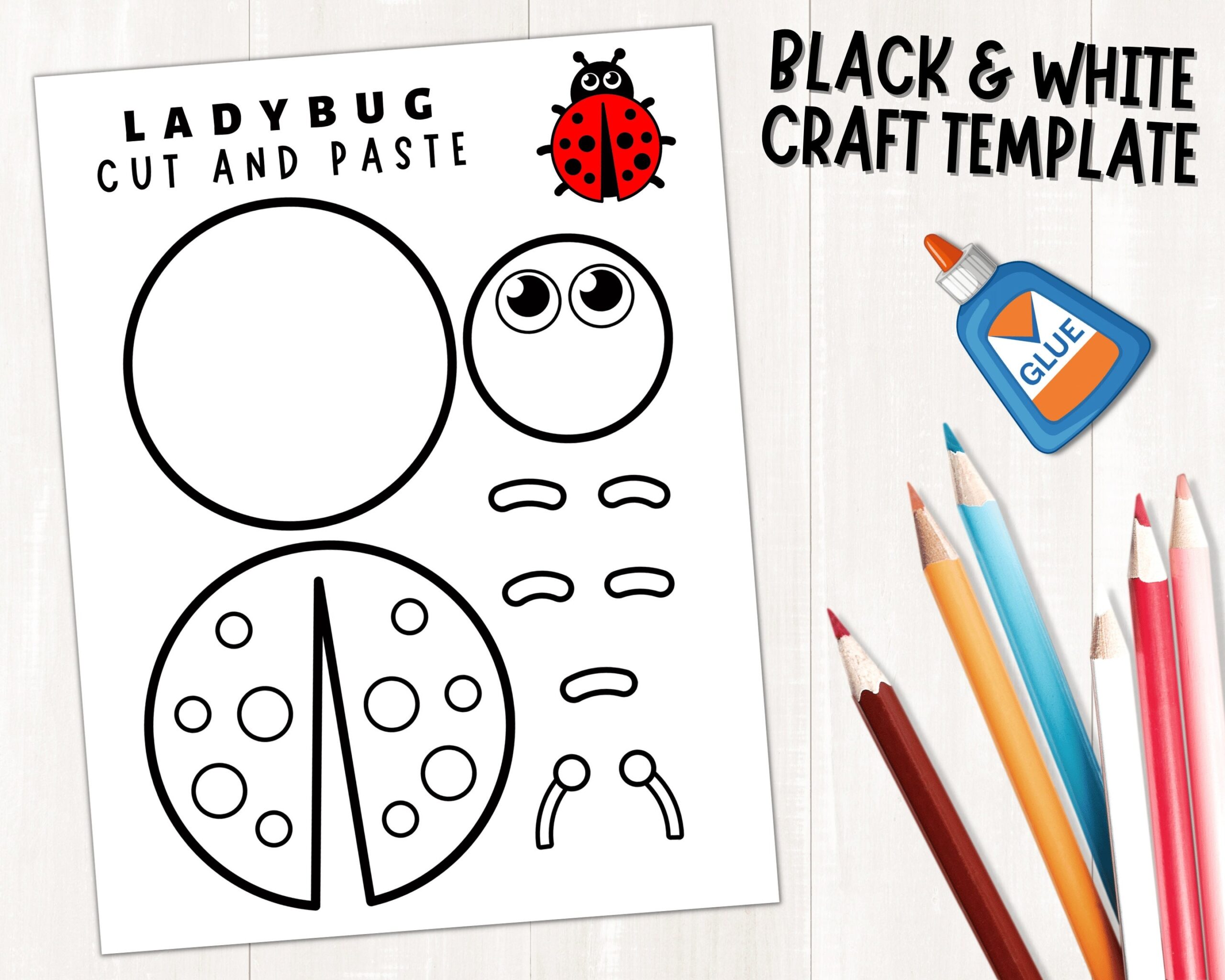 free printable ladybug craft