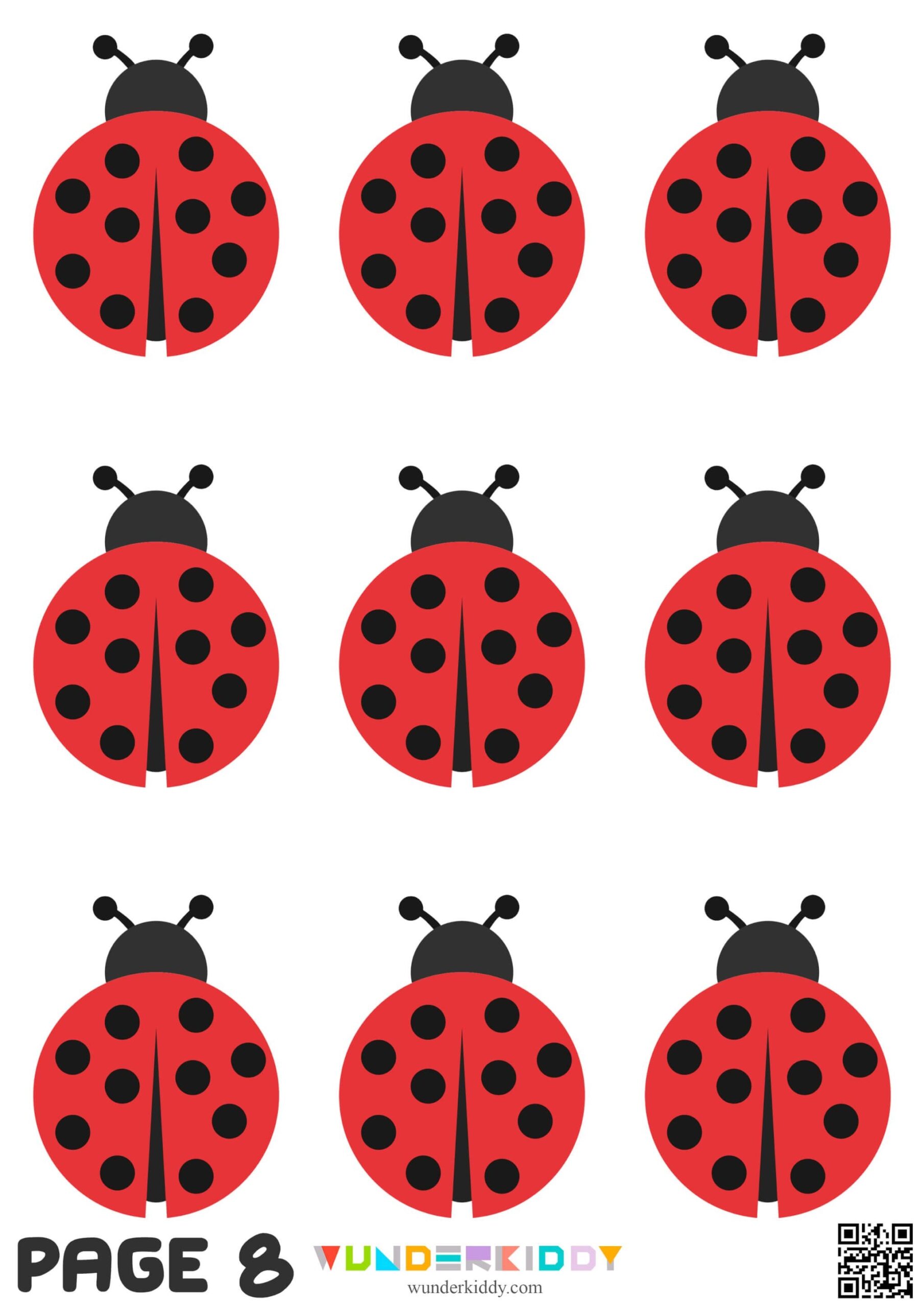 Printable Ladybug Kindergarten Activity Pack And Templates Hand