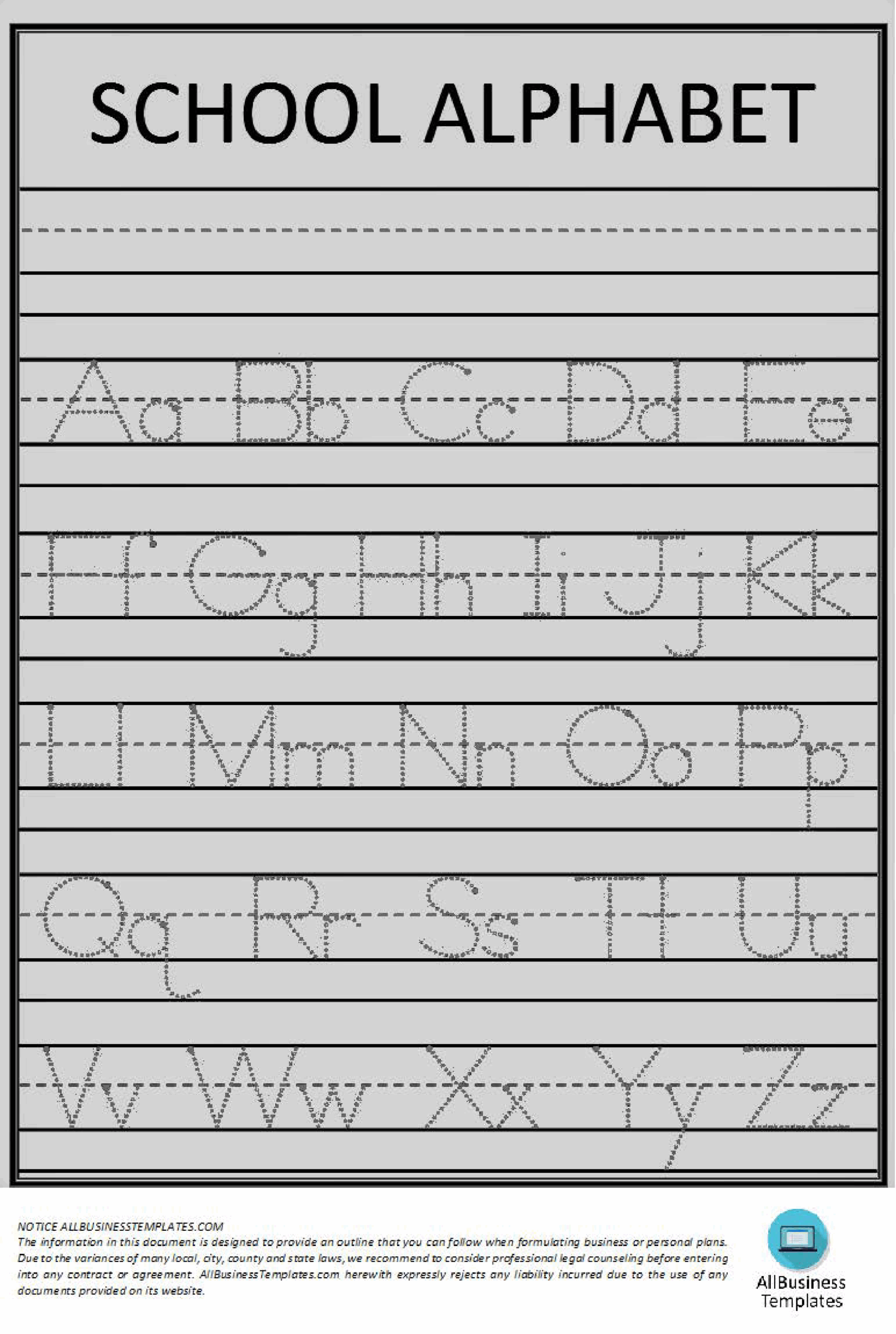 Printable Learning To Write Letters Preschool