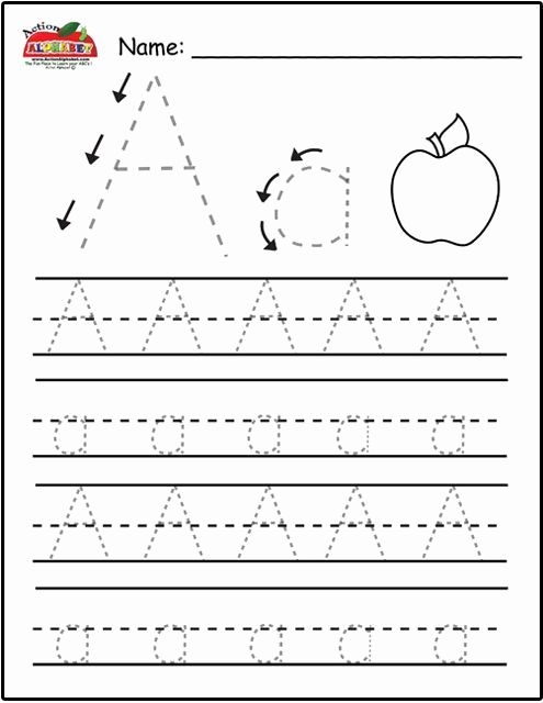 printable worksheet learning to write letters