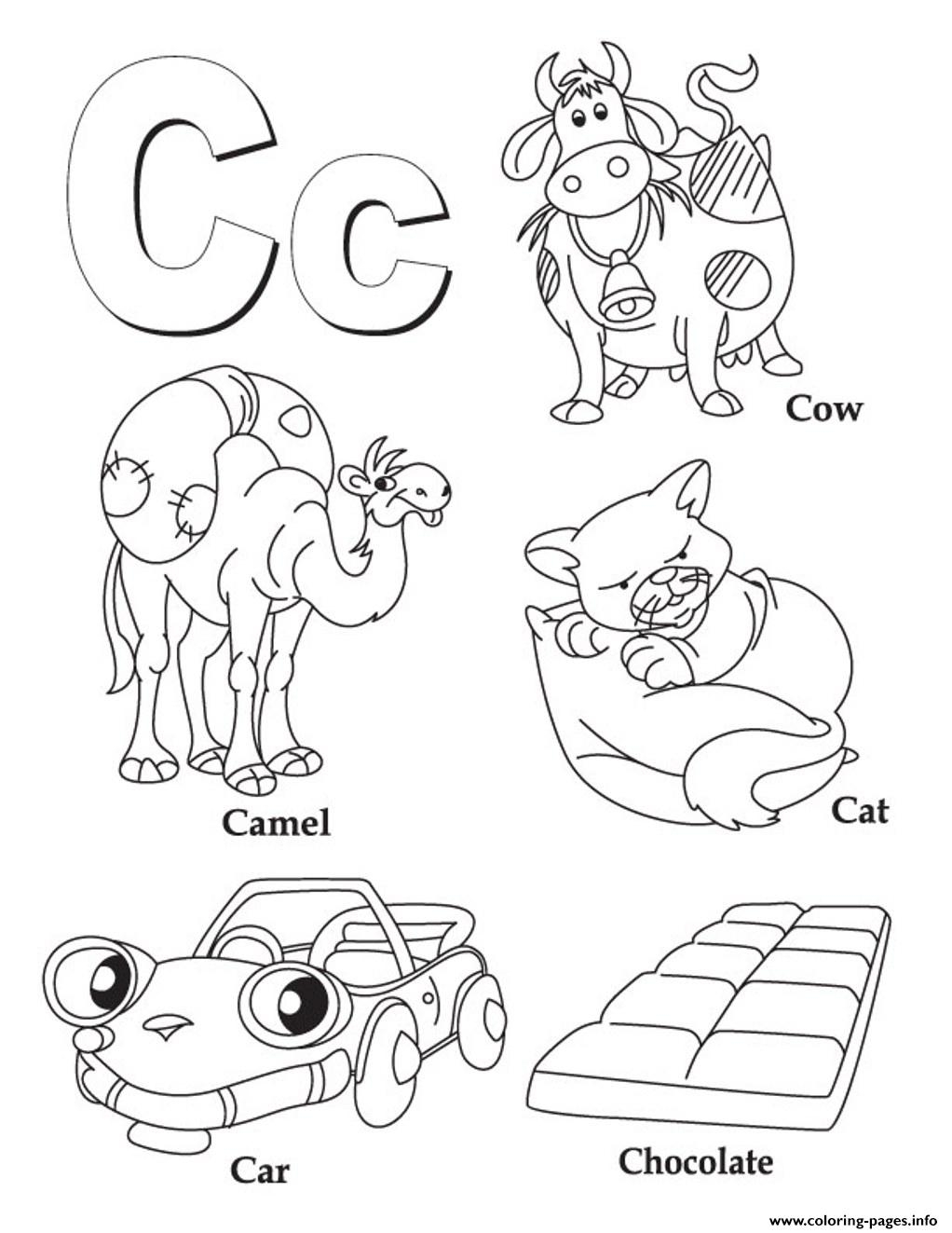 Printable Letter C Coloring Pages Printable Word Searches 11172 The 