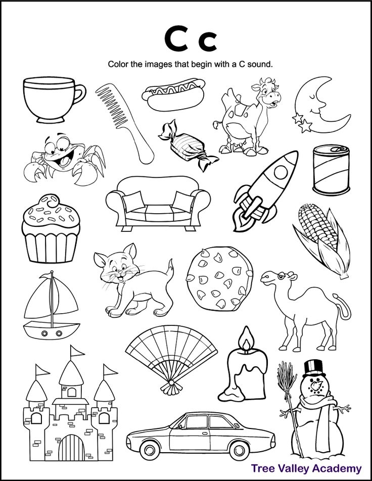 Printable Letter C Sound Worksheets Kinder Daf