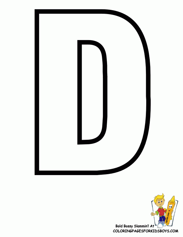 Printable Letter D Coloring Pages Coloring Home