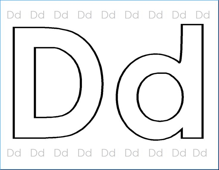 Printable Letter D Templates 4 TEMPLATES EXAMPLE TEMPLATES EXAMPLE