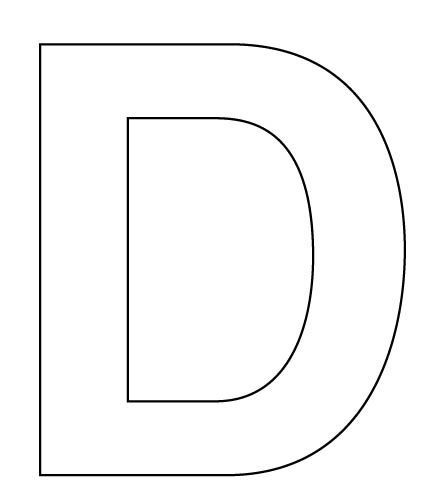 Printable Letter D Templates