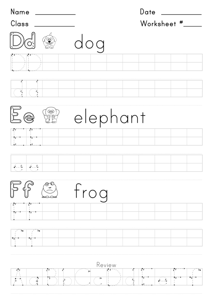 Printable Letter D Tracing Worksheet Letter Tracing Worksheets