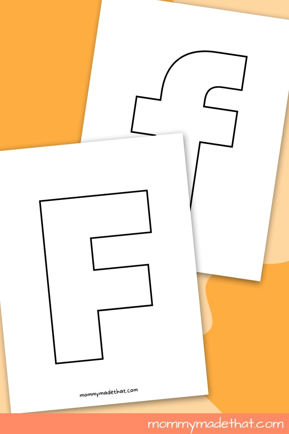 free printable letter f pdf