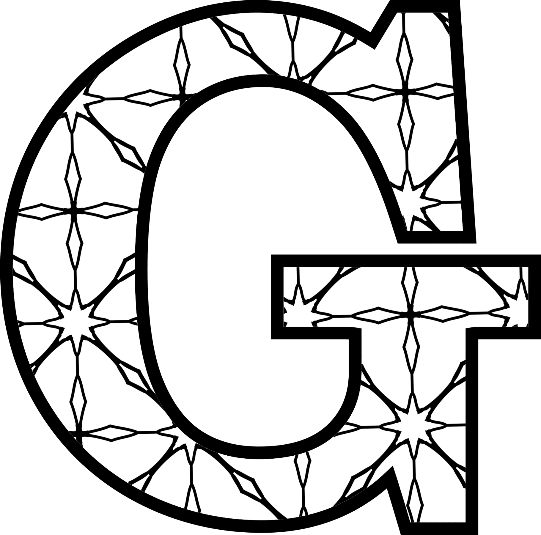 Printable Letter G Coloring Page Free Printable Alphabet Letters My 