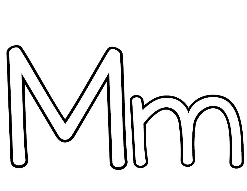 Printable Letter Mm