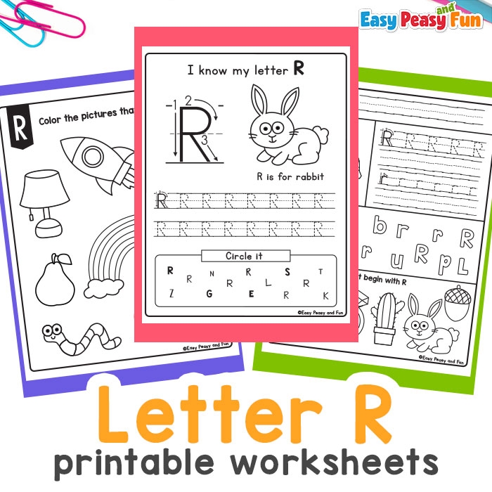 free printable letter r worksheets