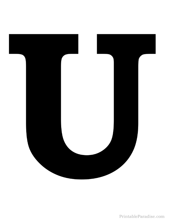 printable u letters for kids