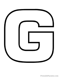 Printable Letters Print Outline Bubble Letters