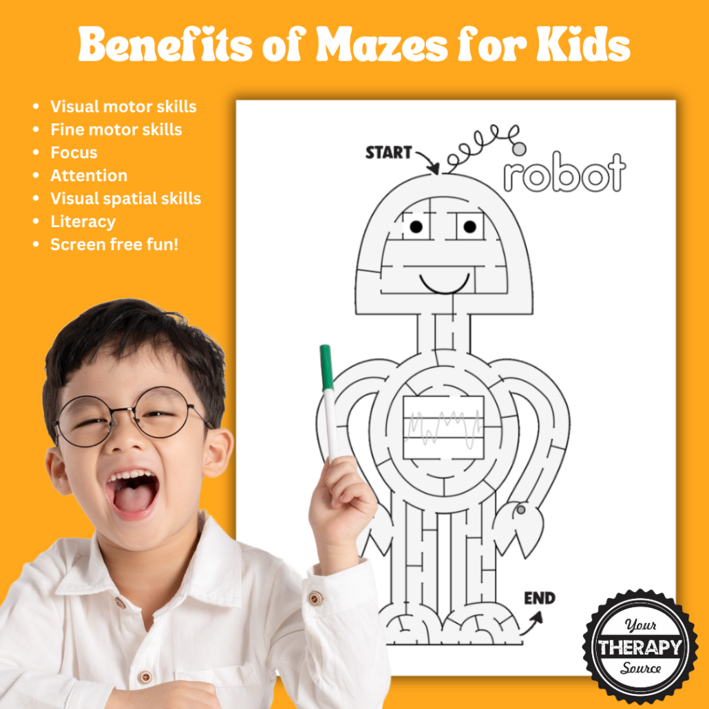 printable maze book pdf