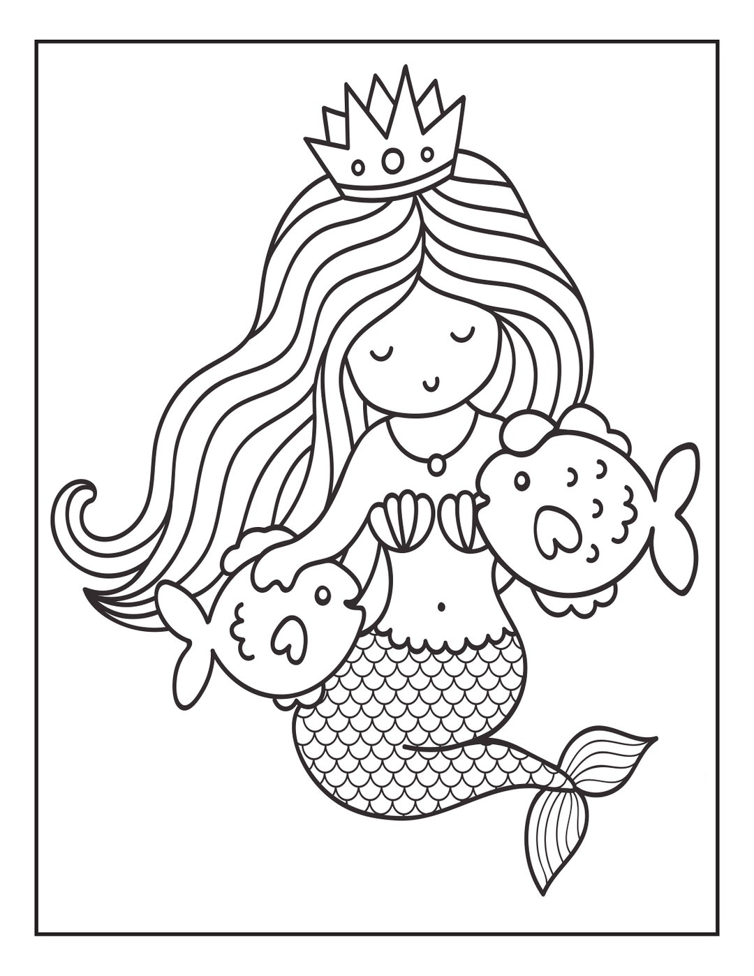 printable colouring pictures of mermaids