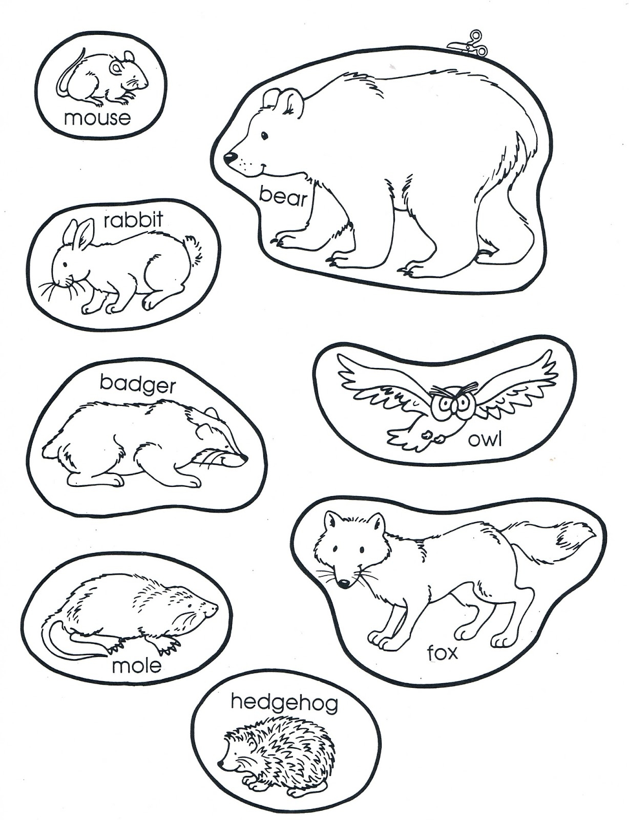 free printable mitten coloring page