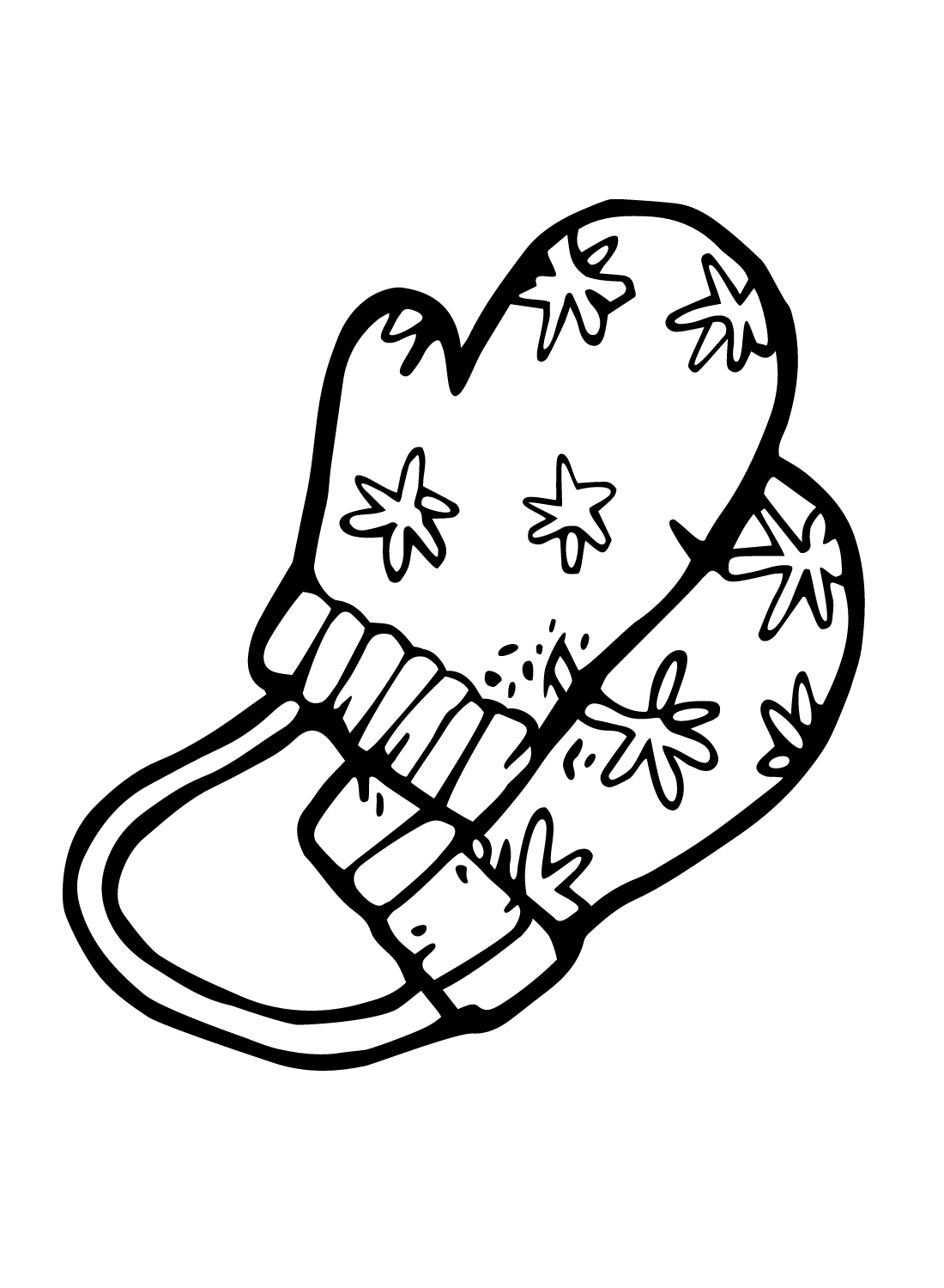 Printable Mittens Coloring Page Free Printable Coloring Pages