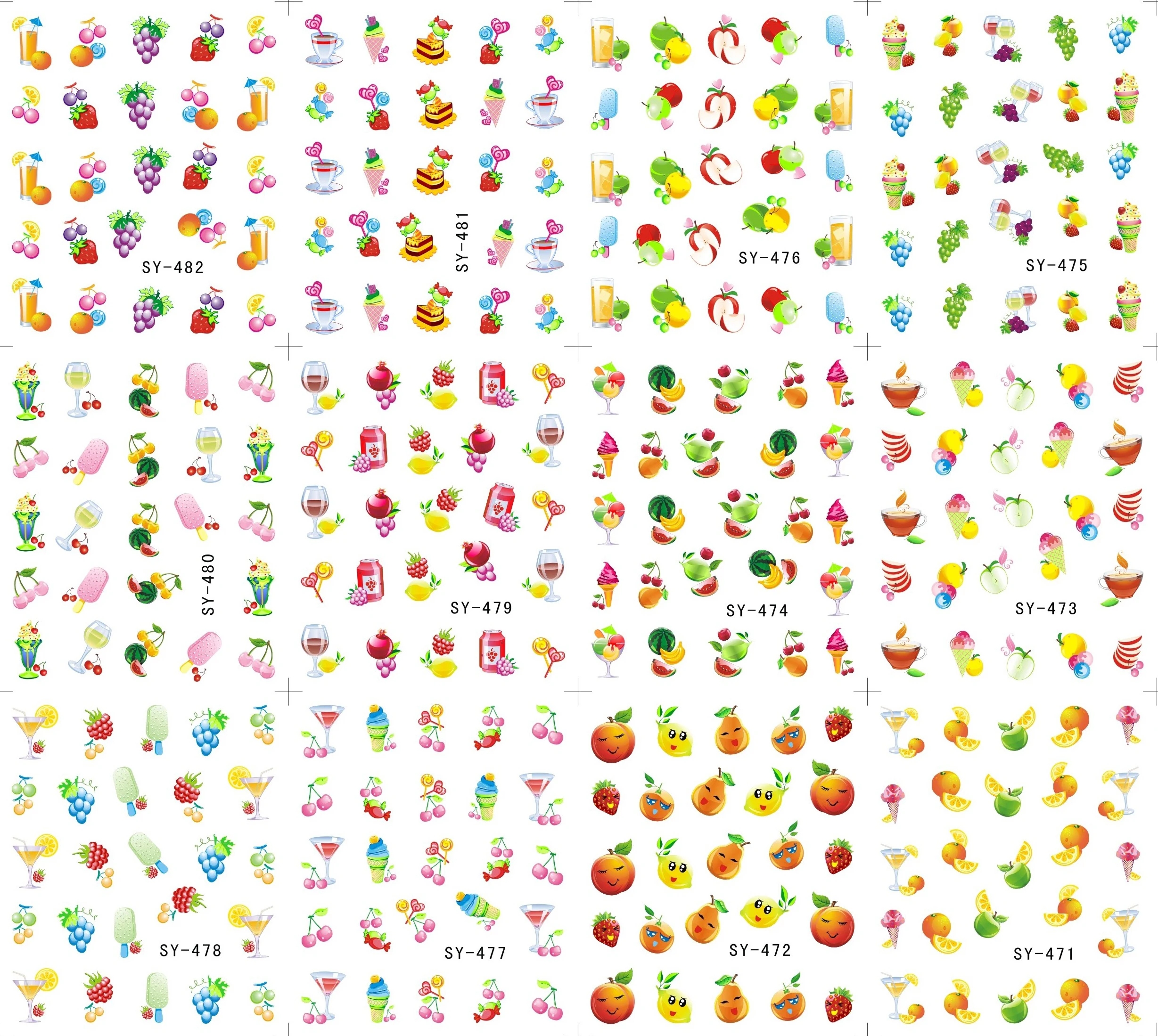 free printable nail art decals