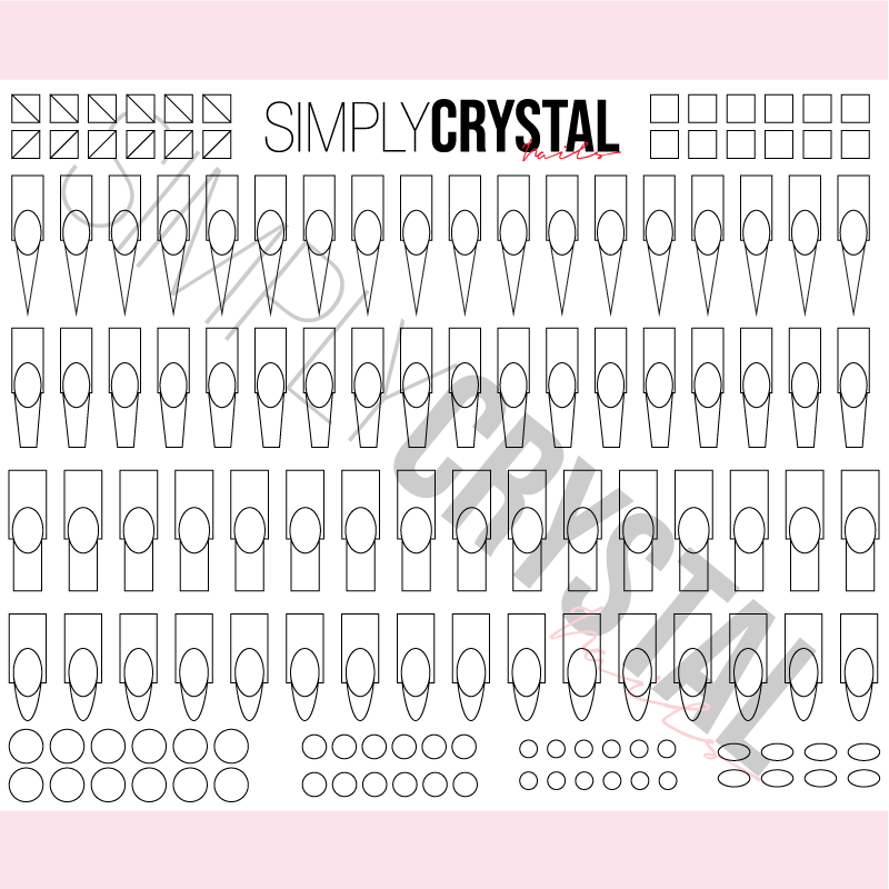 printable nail practice sheet
