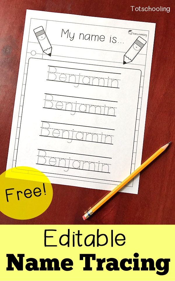Printable Name Template For Preschool Printable Templates Name