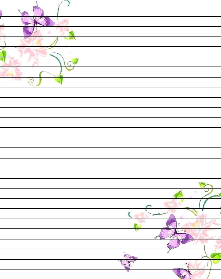 Printable Notebook Paper With Designs Get What You Need For Free
