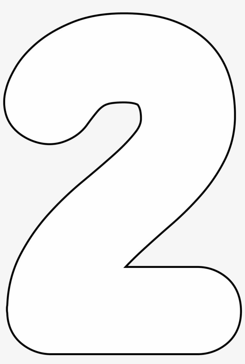 Printable Number 2 Printable JD