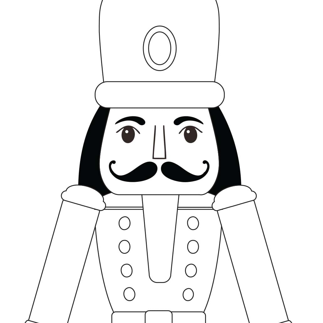 Printable Nutcracker Face Template Free Printable